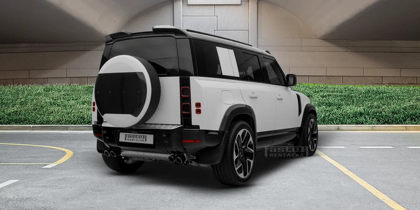 Land Rover Defender Kahn Edition Back Side View